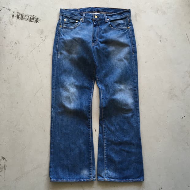 Polo Flare Denim Pants
