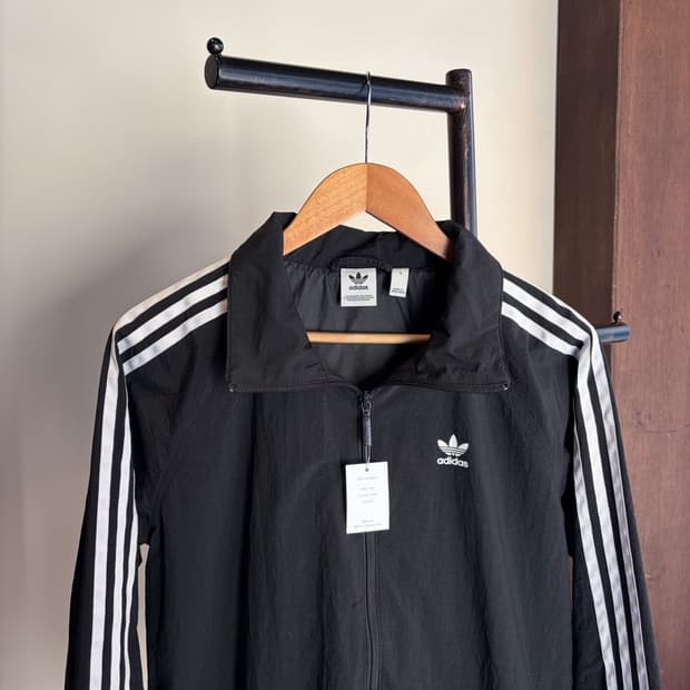 15437 - 아디다스 블랙 바람막이 자켓