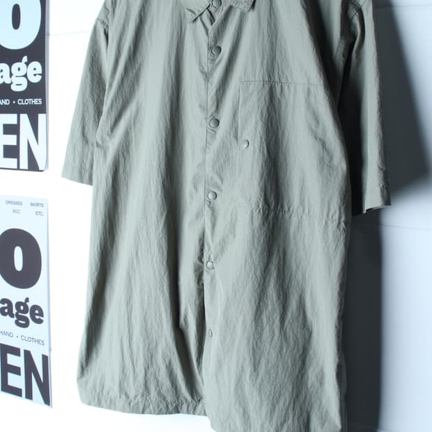 (XL-2XL) 올젠 반팔 카라 티셔츠 셔츠 남방 나일론-H36593