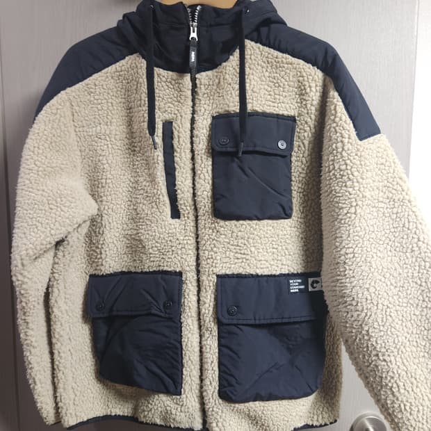 네파 플리스 후드집업 자켓, L