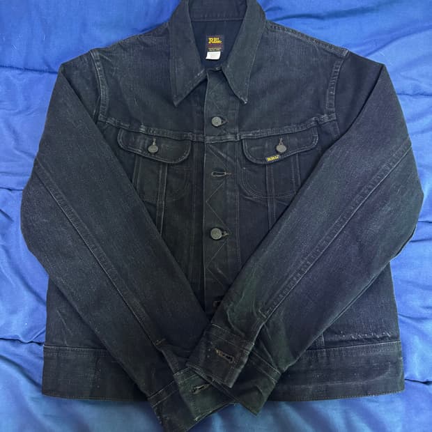 RRL lot271 블랙 S사이즈 