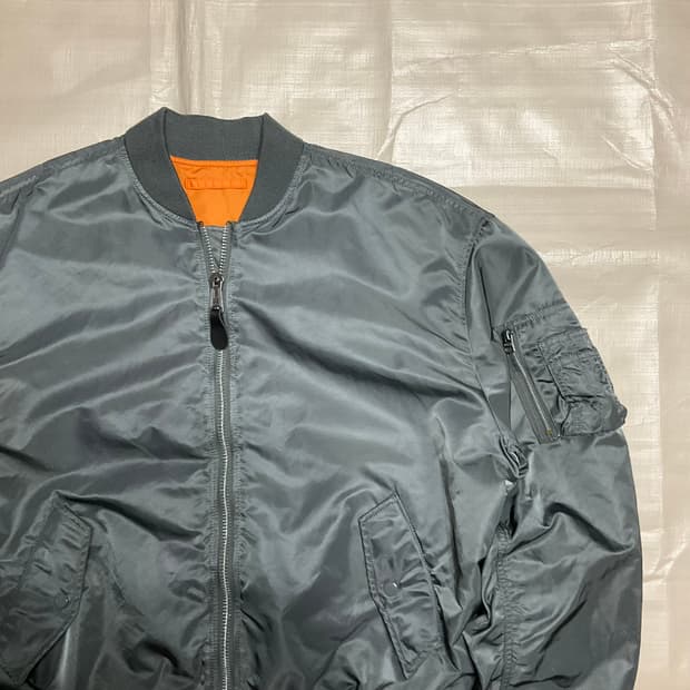 알파인더스트리 MA1 자켓 건메탈 L 