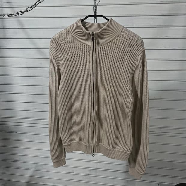 Brooks Brothers 2way zip up knit