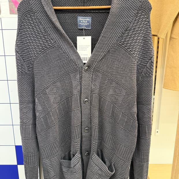 아베크롬비 니트 가디건