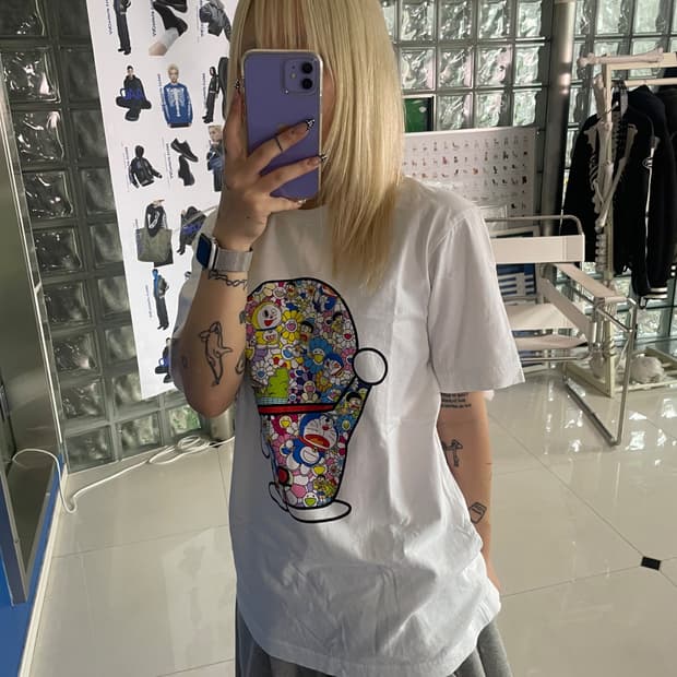 doraemon collaboration tee 도라에몽 콜라보 티