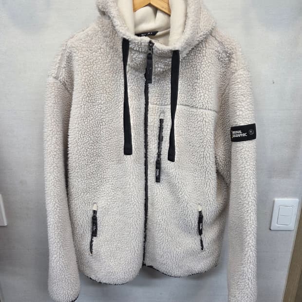 내셔널지오그래픽 뽀글이 플리스 후드자켓 xxxl