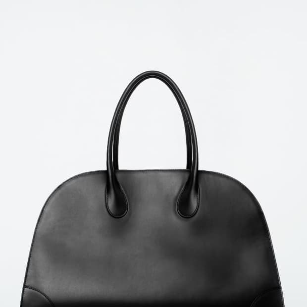 COS 코스 볼링백 레더 블랙