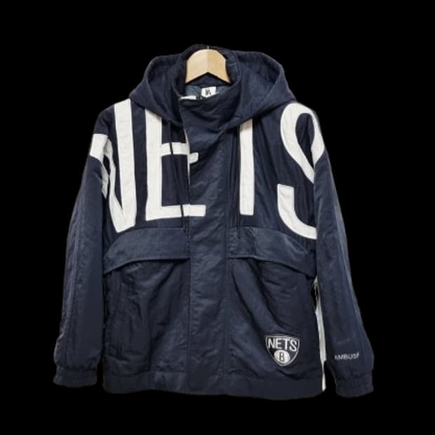 남성S 정가37만 나이키 X 앰부쉬 NBA 컬렉션 브루클린 네츠 점퍼