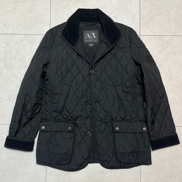 아르마니 익스체인지 퀼팅 코듀로이 자켓 S