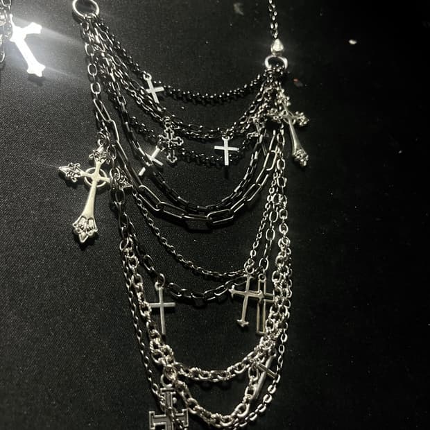 Handmade custom layering necklace
