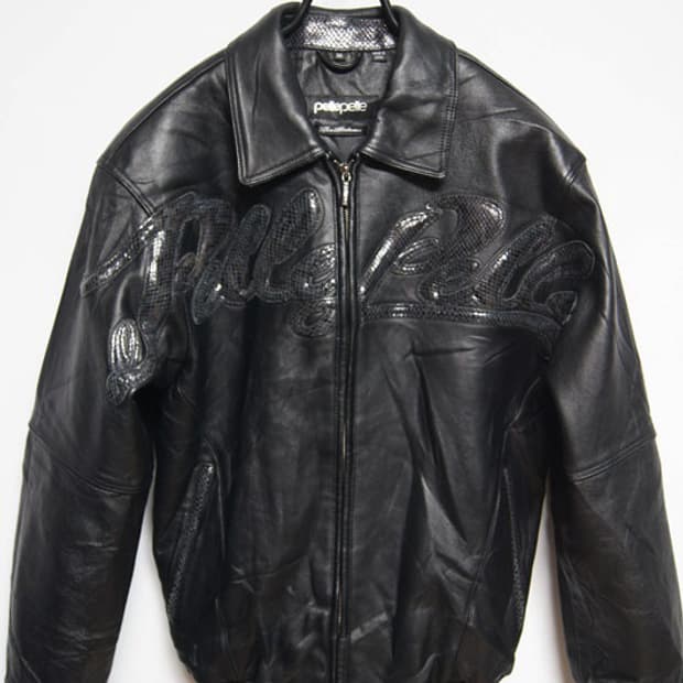 pelle pelle (펠레 펠레) 가죽블루종