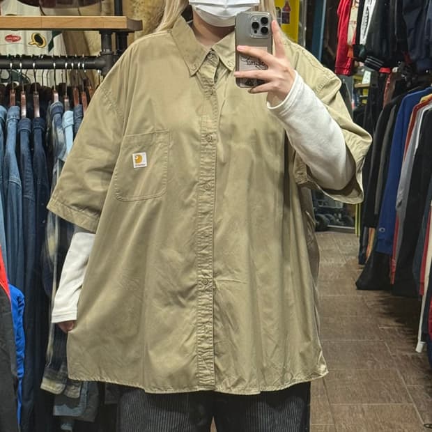[HI] 칼하트 반팔셔츠 브라운