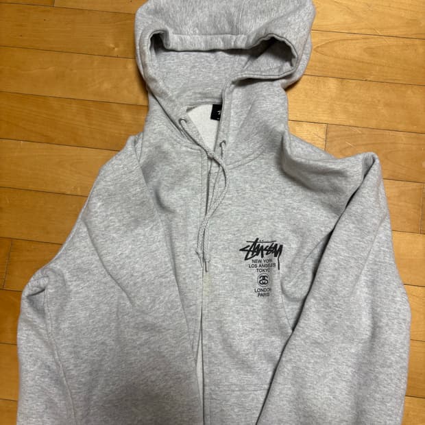 스투시 월드투어 후드집업 S