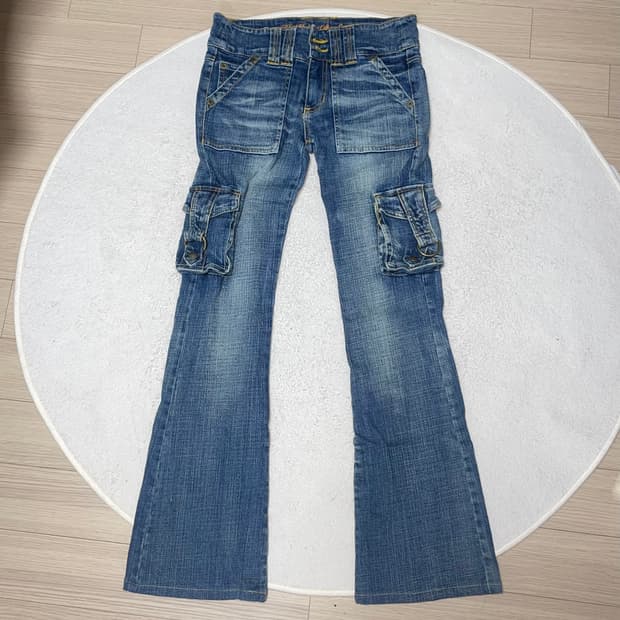 Y2K pocket denim pants 데님 부츠컷 팬츠