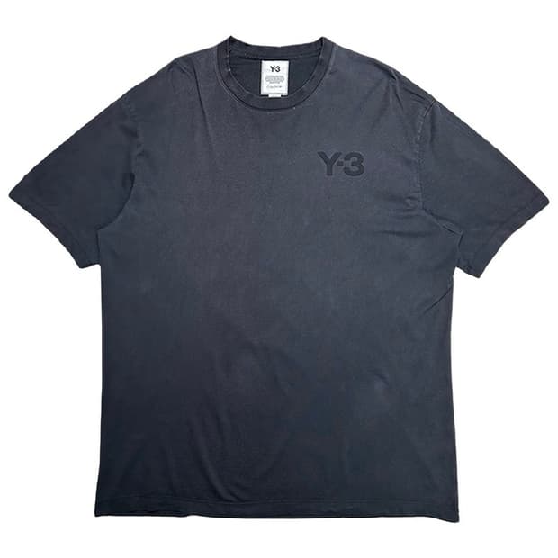 아디다스 X Y-3 로고 티셔츠 블랙티 XL