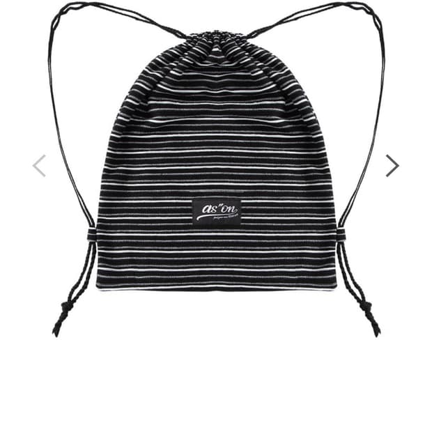 (구해요) 애즈온 스트라이프 짐색 블랙