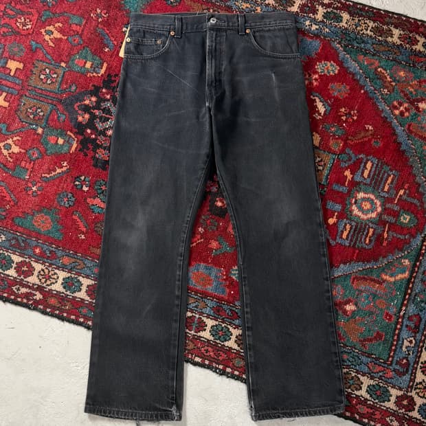 00's 빈티지 리바이스 517 블랙 부츠컷 리바이스 플레어진