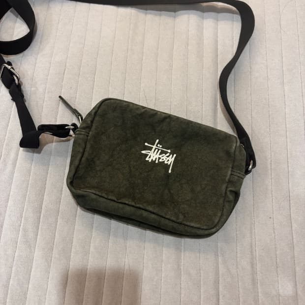 스투시 캔버스 파우치