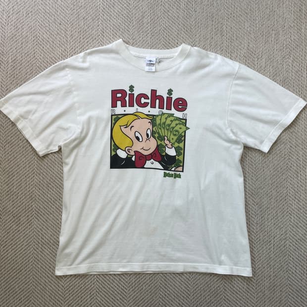 빈티지 코믹스 richie 리치리치 반팔티셔츠