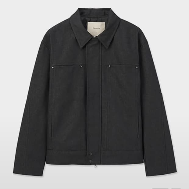 파브레가 히든 데님 트러커 자켓