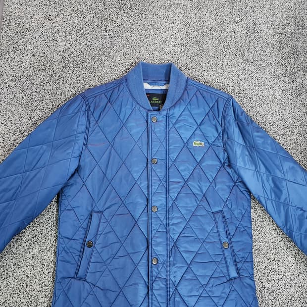 라코스테 퀼팅 자켓