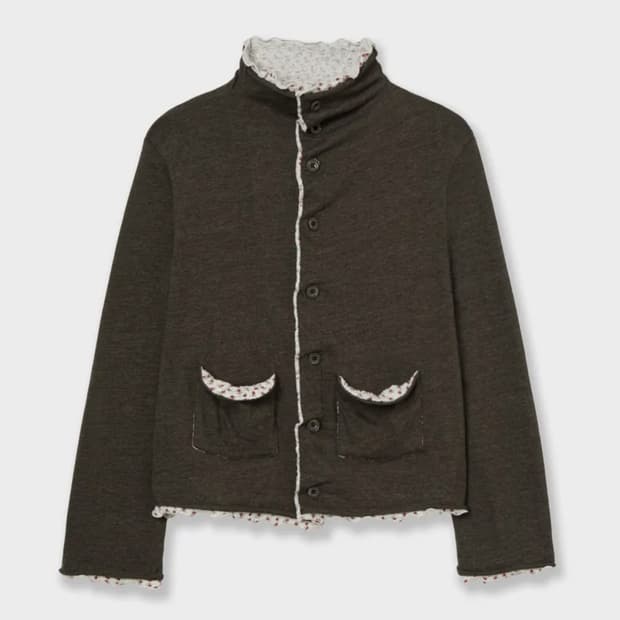 aeae layered cardigan 에이이에이이 레이어드 가디건 카키