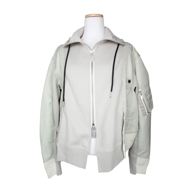 사카이 옐로그린 후드 집업 자켓 66