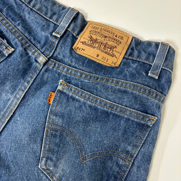 빈티지 리바이스 517 90s 부츠컷 데님
