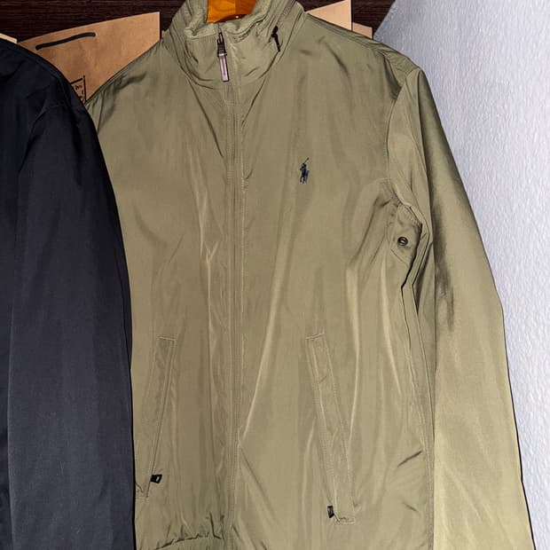 폴로 올리브 블루종 네이비포니