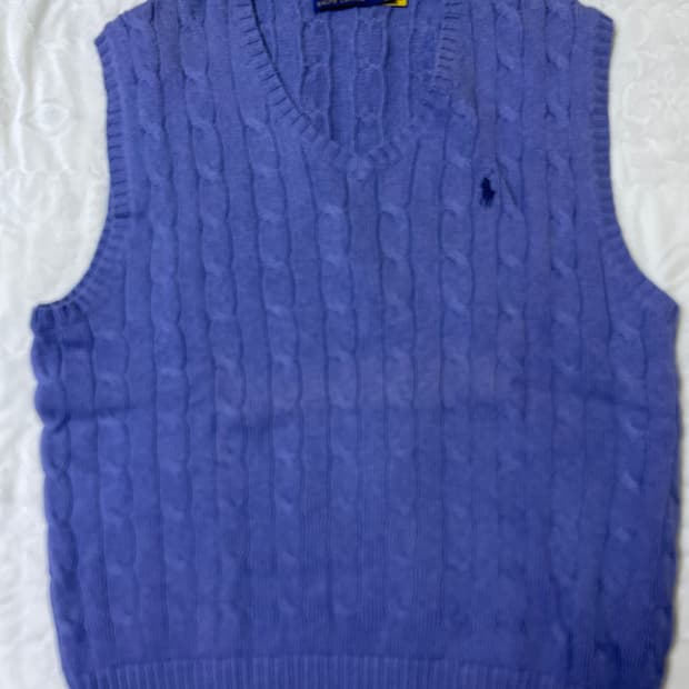폴로 니트 조끼