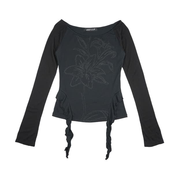 엘프엘프엘프 아카이브스 릴리 프릴 티셔츠