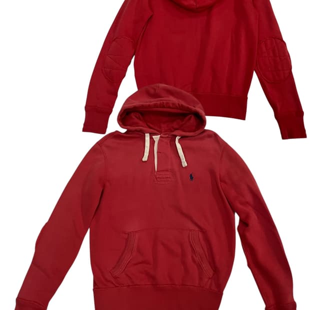 폴로 랄프로렌 후드티 엘보 패치 S