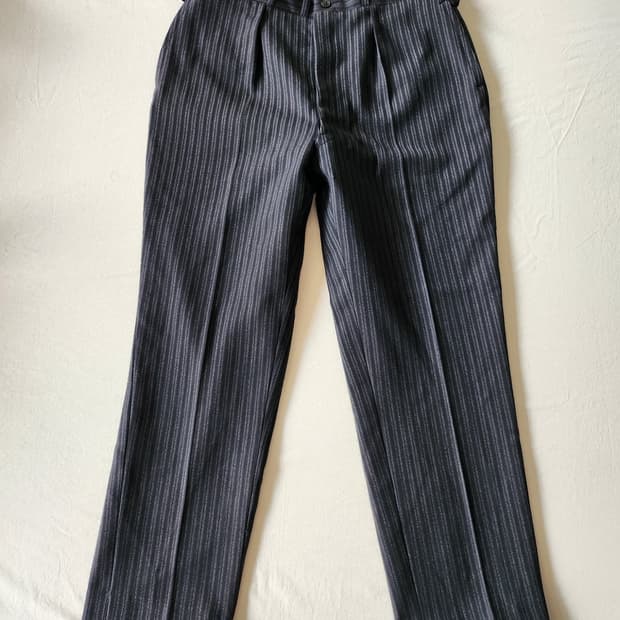 50s European striped dress trouser