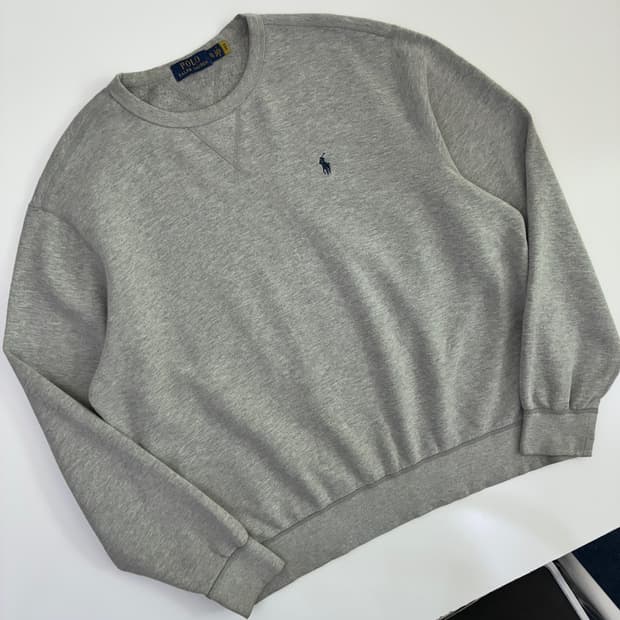 Polo  폴로 랄프로렌 Qr신형 그레이 맨투맨