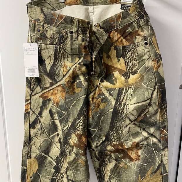 오어슬로우x빔즈 콜라고 101 카모 데드핏 M /L 