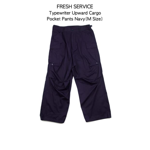 Freshservice 타입라이터 업워드 카고포켓팬츠 네이비
