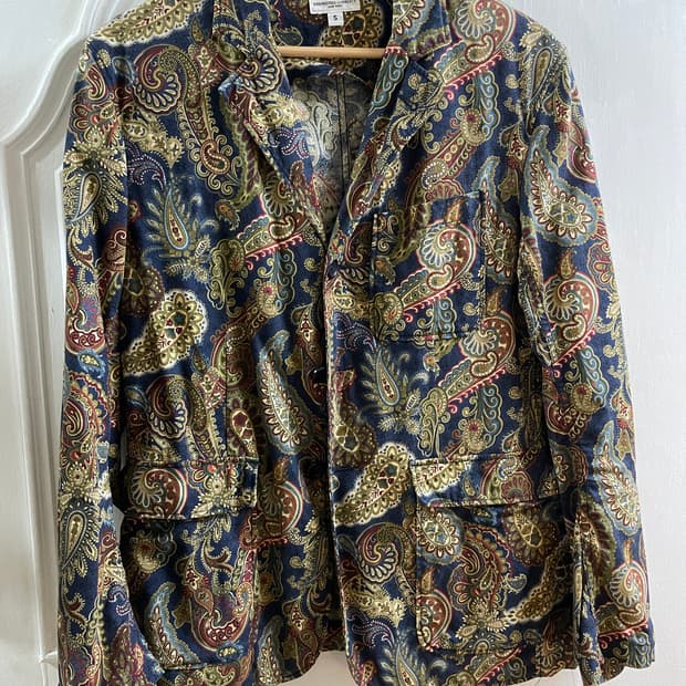 엔지니어드가먼츠 페이즐리 베이커 자켓