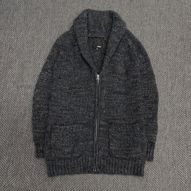 Wilfred Free 카라 니트 가디건 v5190