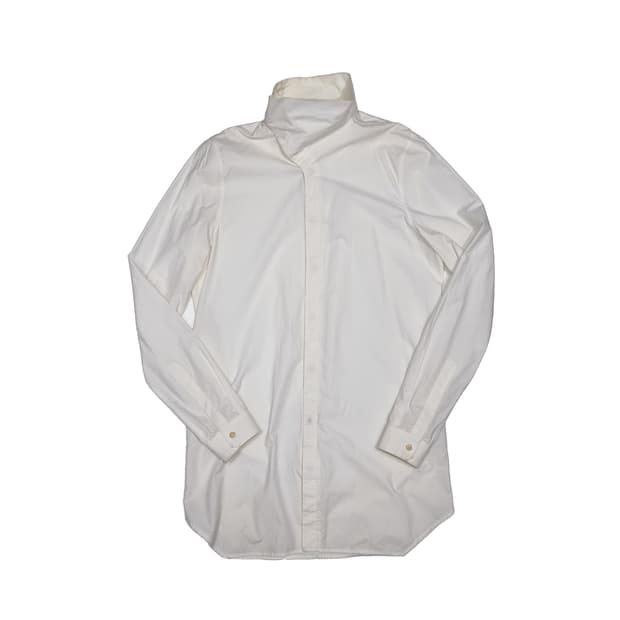 릭오웬스 - 15SS FAUN 하이넥 셔츠 - 화이트 - 42