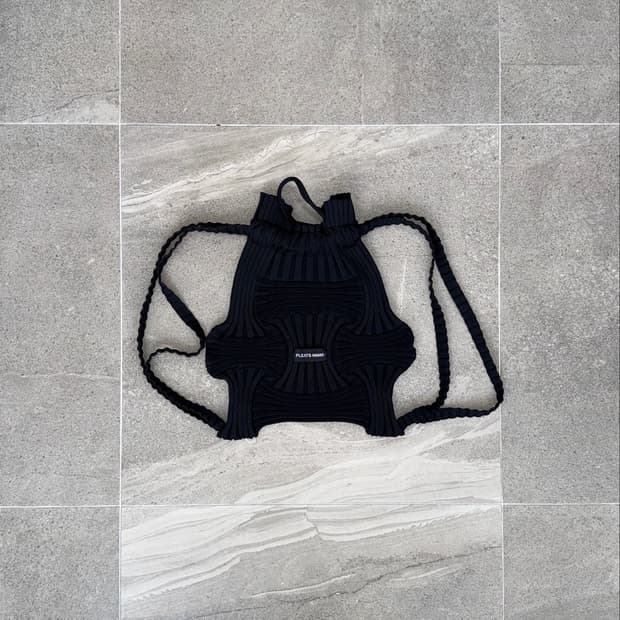 PleatsMama Mini bow backpack black