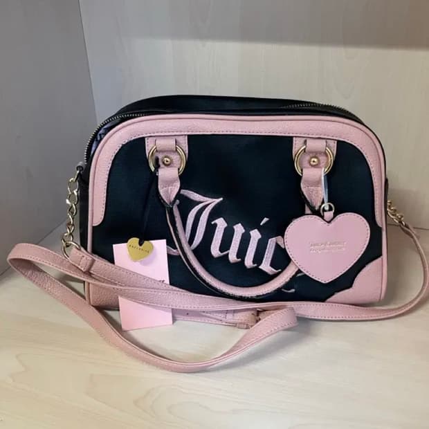 (새상품) 쥬시꾸뛰르 백 가방 볼링백 갸루 y2k