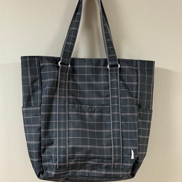eastboy totebag (pink checker)