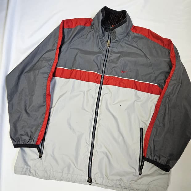 나이키 00s 트랙 바람막이 자켓 올드스쿨 빈티지 리틀렉티브 L