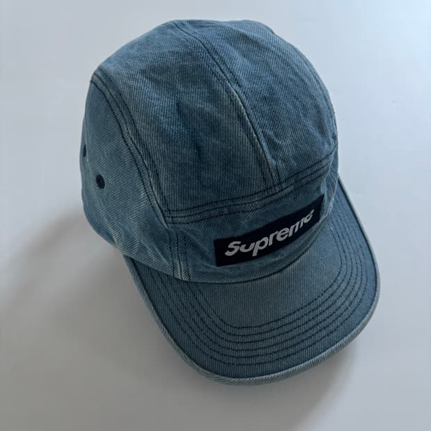SUPREME 슈프림 워시드 치노 트윌 데님 캠프캡