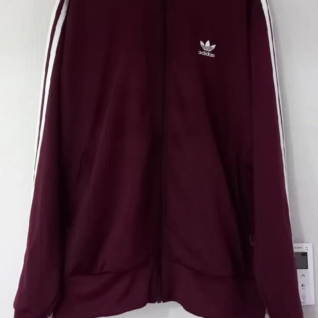 아디다스 파이어버드 마룬 버건디 트랙탑 저지 져지집업 100