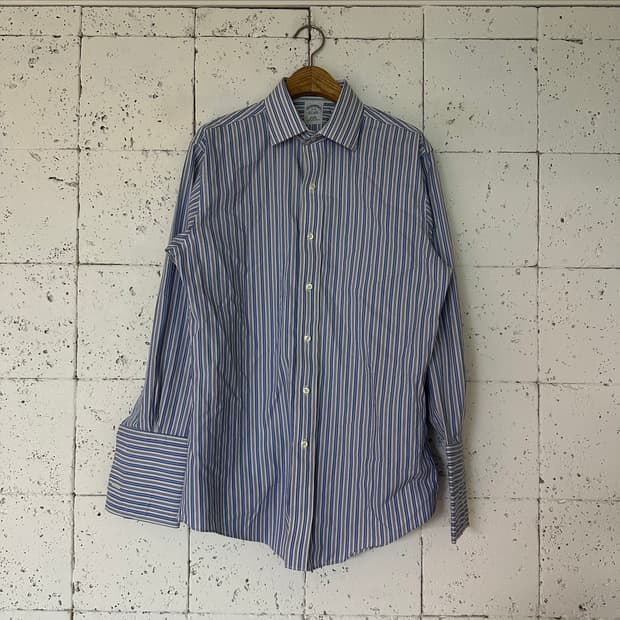 M 브룩스브라더스 스트라이프 셔츠