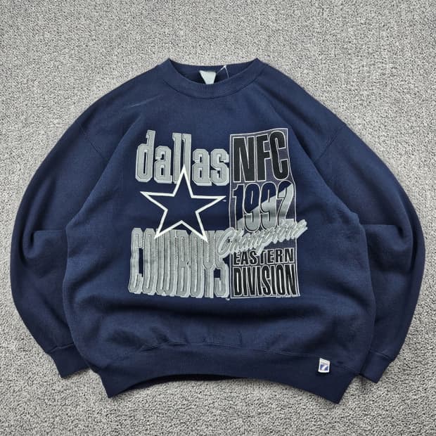 90's LOGO7 델라즈카우보이즈 스웻 맨투맨 ( XL )/ 10162