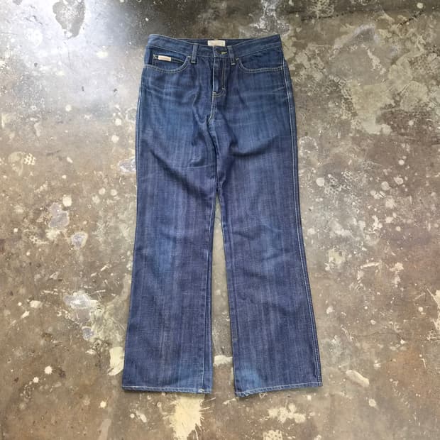 28) 캘빈클라인 세미부츠컷 청바지 데님팬츠