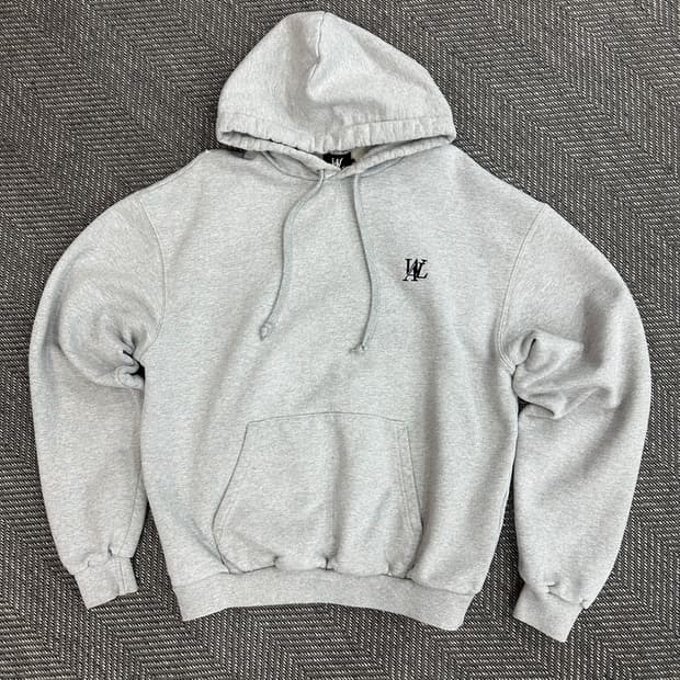 우알롱 후드티 그레이