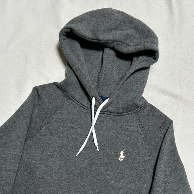 XS 폴로랄프로렌 그레이 후드티